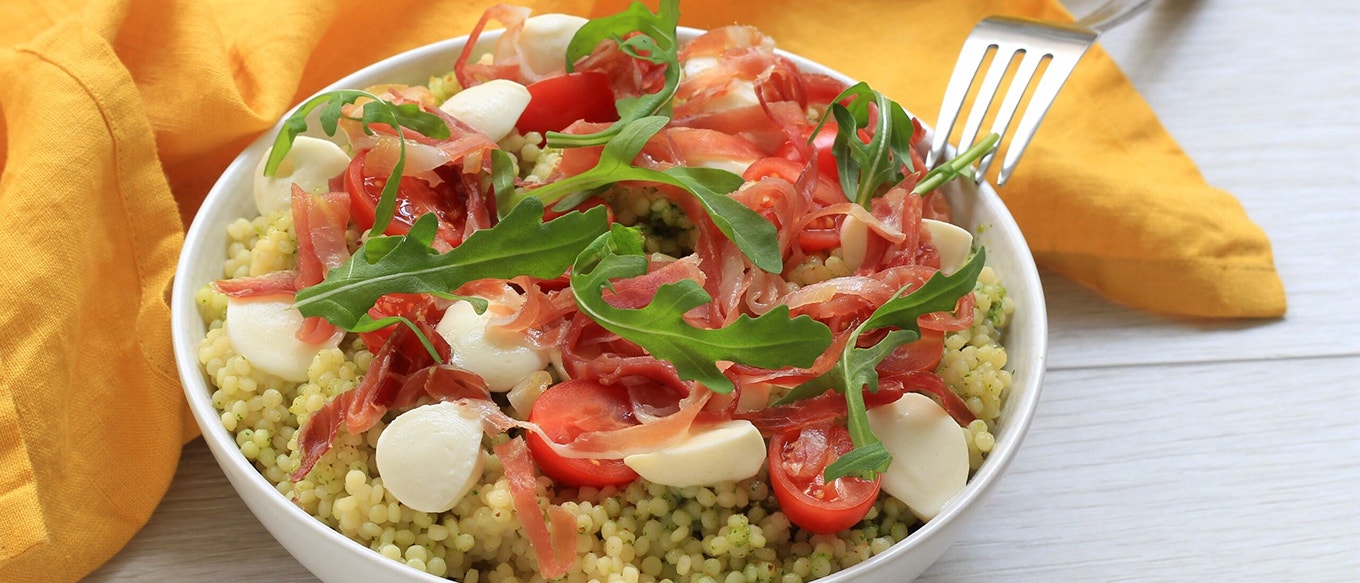 COUSCOUS EN PERLES EBLY® AU PESTO DE ROQUETTE