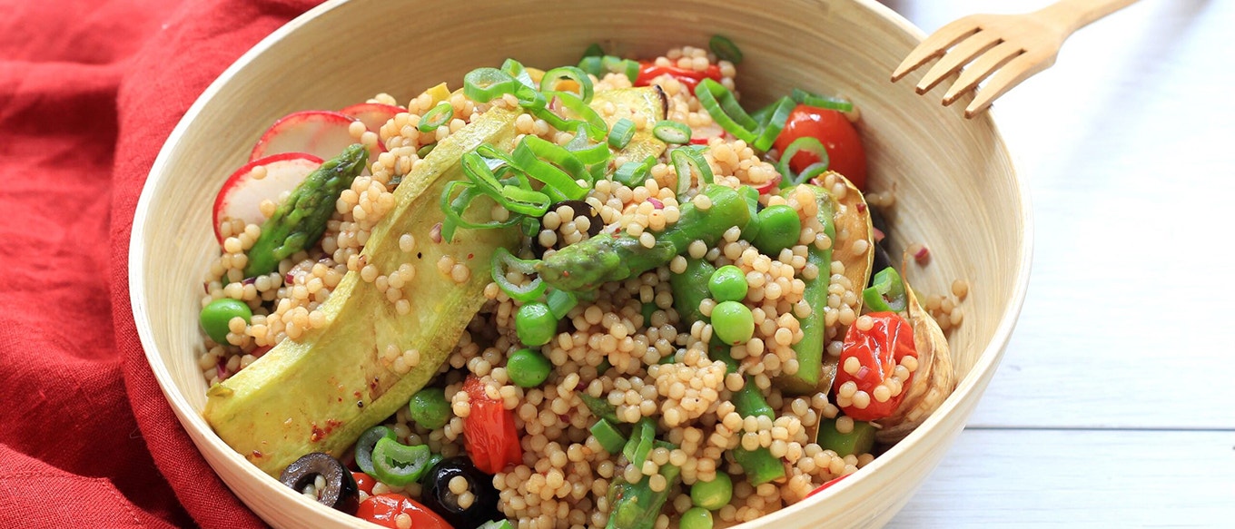 SALADE PRINTANIÈRE DE COUSCOUS EN PERLES EBLY®