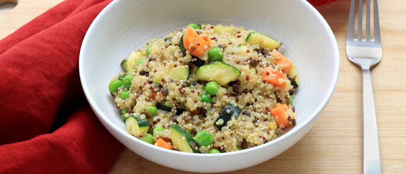 RISOTTO PRINTANIER AU QUINOA ET LENTILLES EBLY®