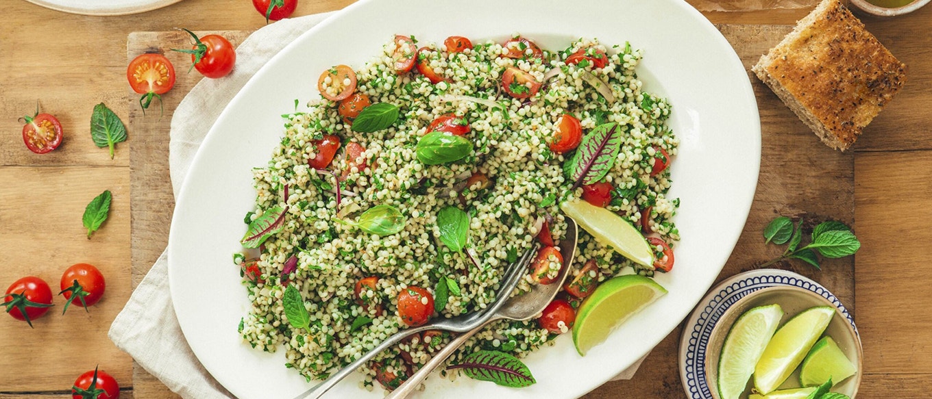 TABOULÉ DE COUSCOUS EN PERLES EBLY® À LA LIBANAISE