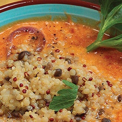 Dahl de Quinoa & lentilles Ebly®