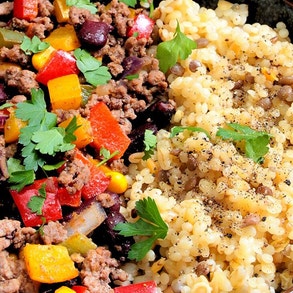 ONE PAN MEXICAIN AU MÉLANGE CÉRÉALES & LENTILLES EBLY®