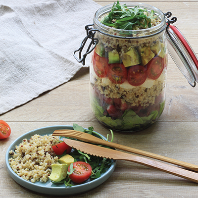 Salade Jar Quinoa & lentilles Ebly