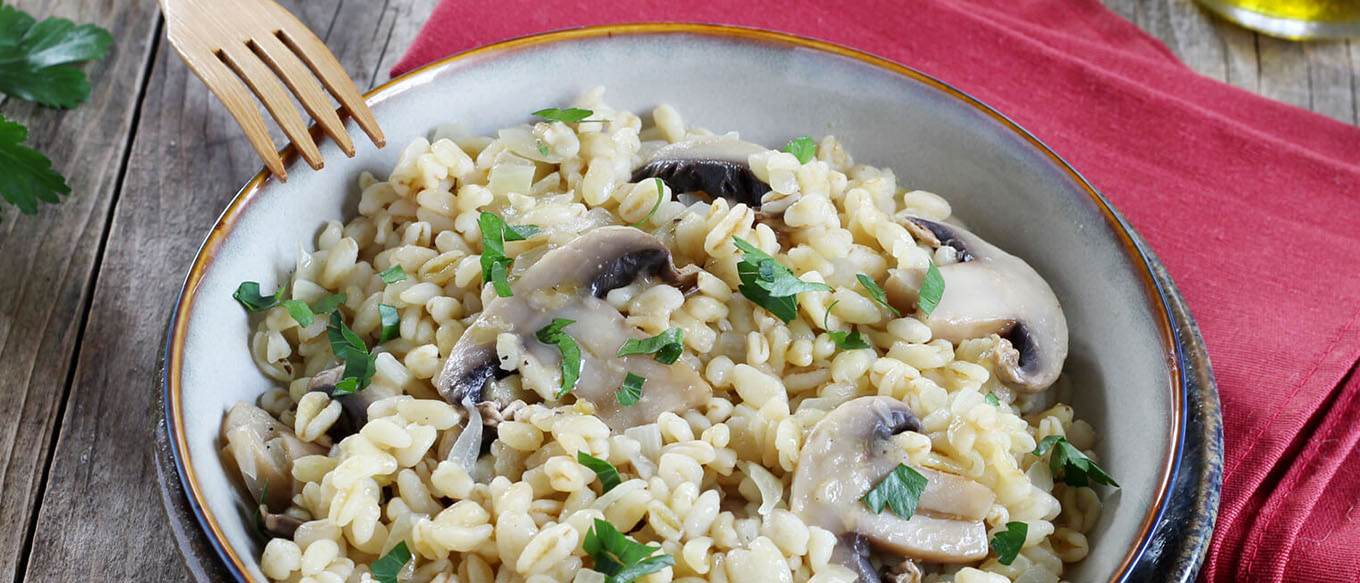 BLÉSOTTO AU BLÉ EBLY® ET CHAMPIGNONS